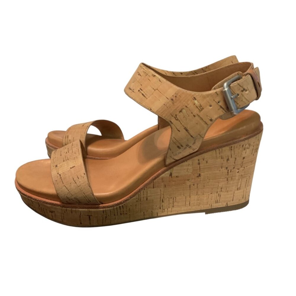 Gentle Souls By Kenneth Cole Cork Wedge Sandals Size 9M Womens Casual Summer Sho